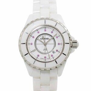 CHANEL J12 H2054 33mm Limited Ginza 11P Pink Sapphire White Dial 90262453